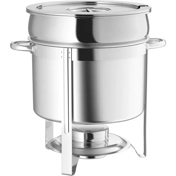 Chrome Accent Marmite Soup Chafer 11 Qt.
