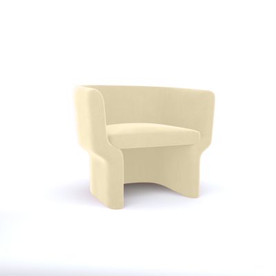 Cachet Chair - Ivory Velvet