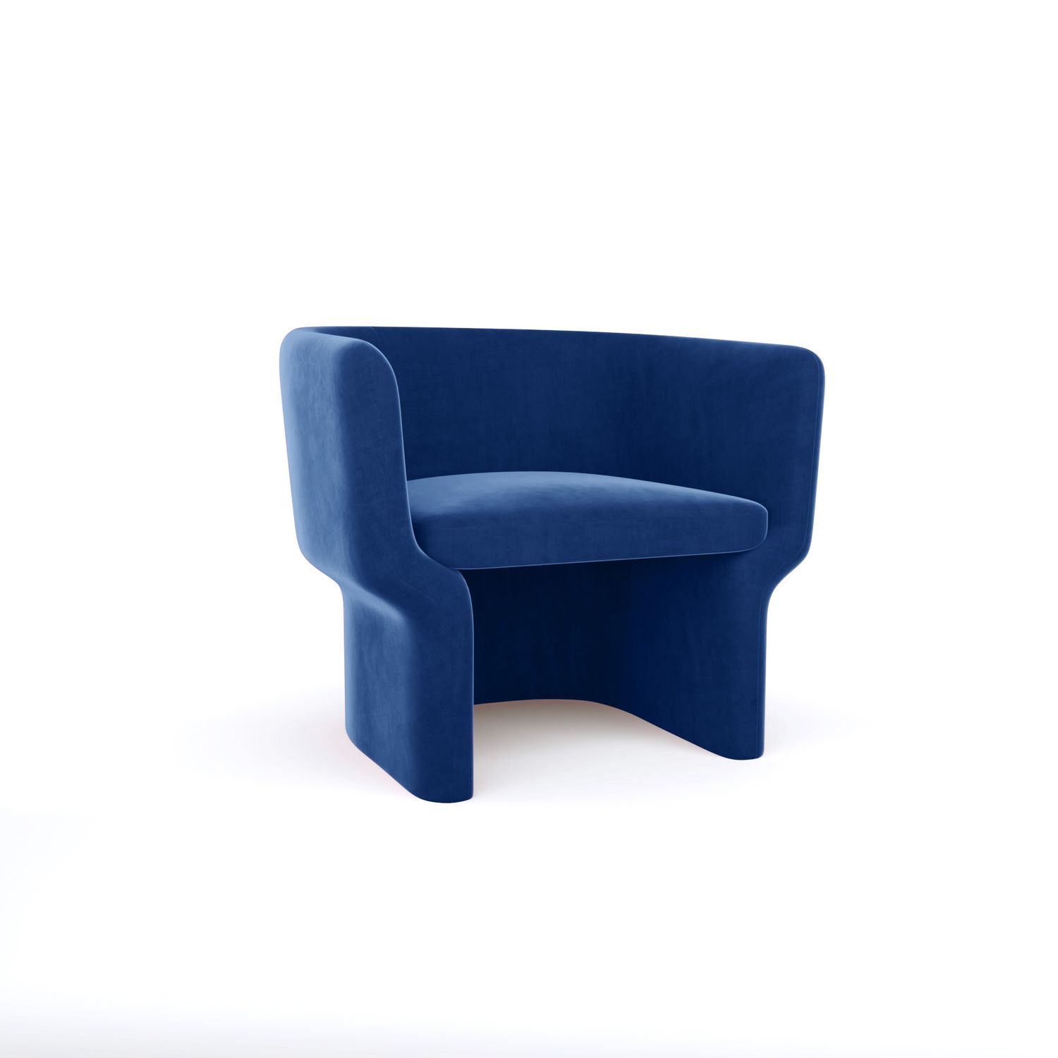 Cachet Chair - Sapphire Velvet