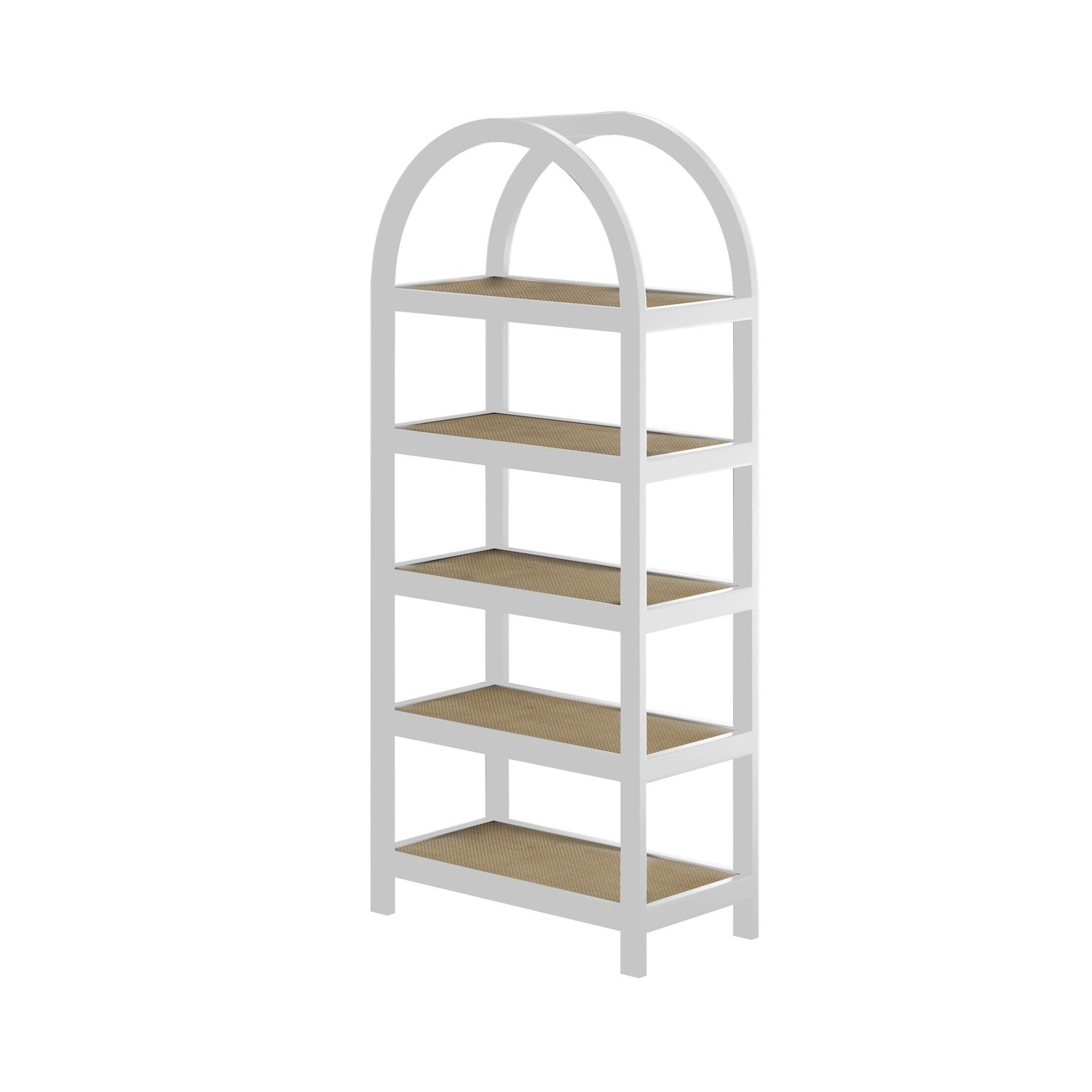 Chandler Bar Back White &amp; Cane