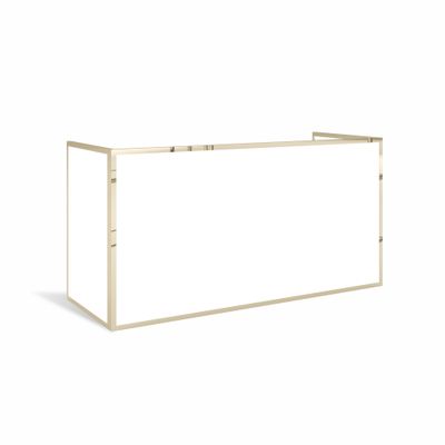 Montcalm Polished Gold White - DJ Booth 6&#39;