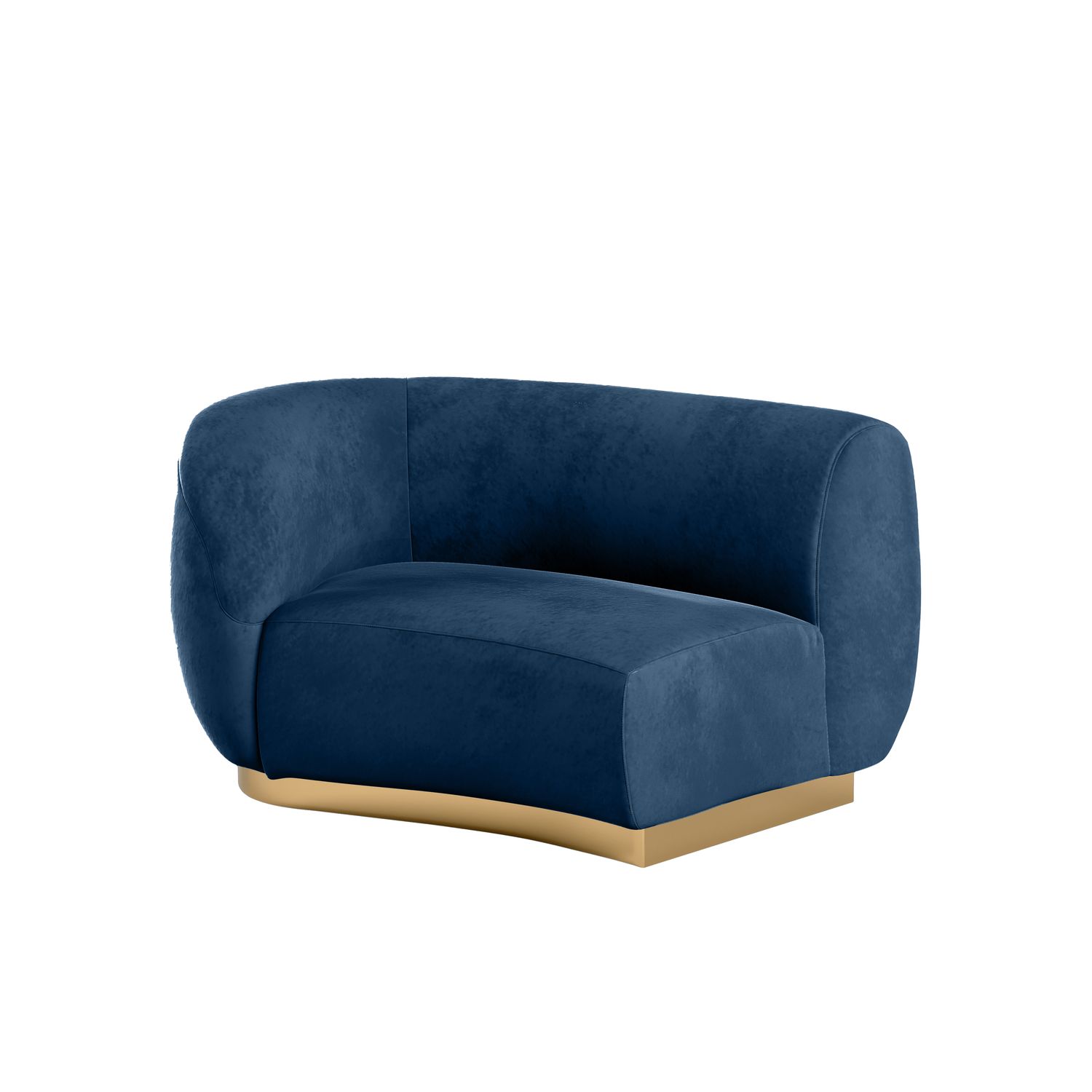 Colette Cascade Left Gold Base - Sapphire Velvet