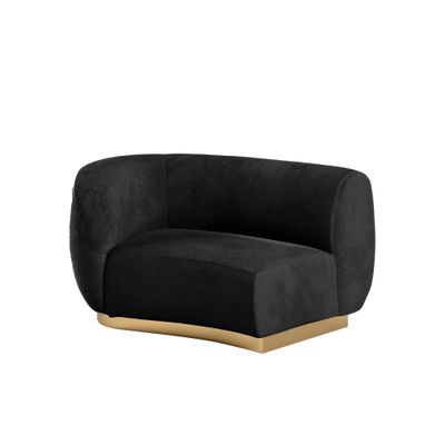 Colette Cascade Left Gold Base - Black Velvet