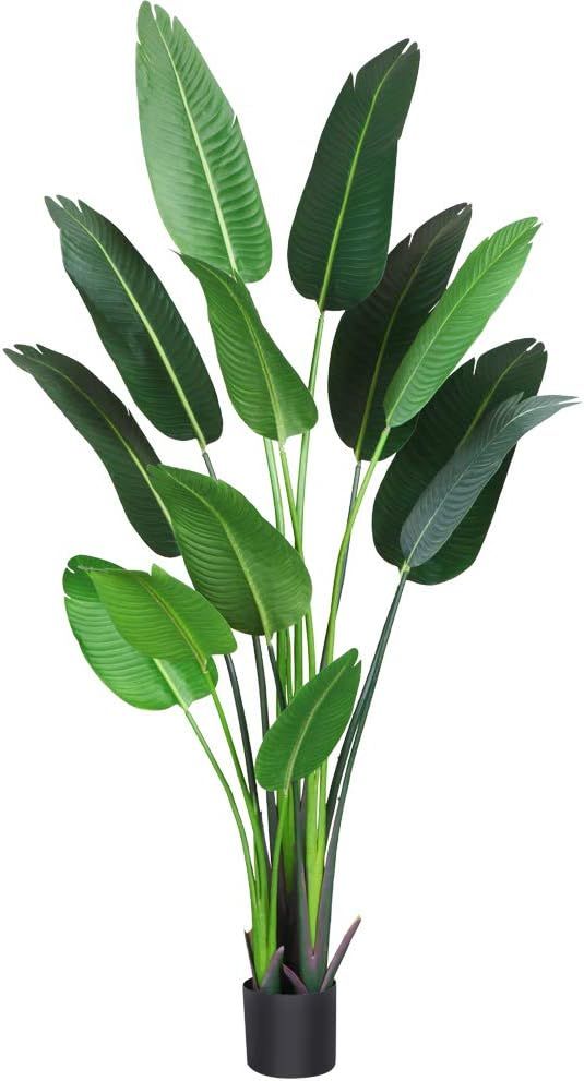 Artificial Bird of Paradise Faux Palm Tree 6&#39; High