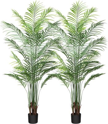 Artificial Areca Palm Plant Tree 6&#39; High