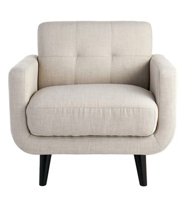 Crosby Taupe Tufted Back Accent Chair Crosby Taupe Tufted Back Accent Chair