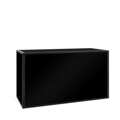 Avenue Powder Black Frame - Black Bar 6' Avenue Powder Black Frame - Black Bar 6'