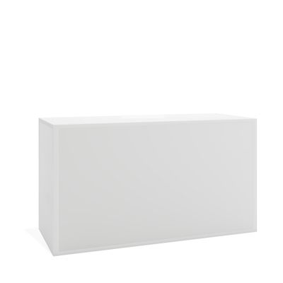 Avenue Powder White Frame - White Bar 6' Avenue Powder White Frame - White Bar 6'
