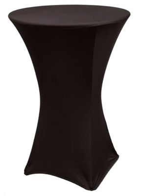 Cocktail Table 30" Round x 42" High BLACK Spandex Package Cocktail Table 30" Round x 42" High BLACK Spandex Package