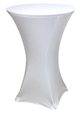 Cocktail Table 30" Round x 42" High WHITE Spandex Package Cocktail Table 30" Round x 42" High WHITE Spandex Package
