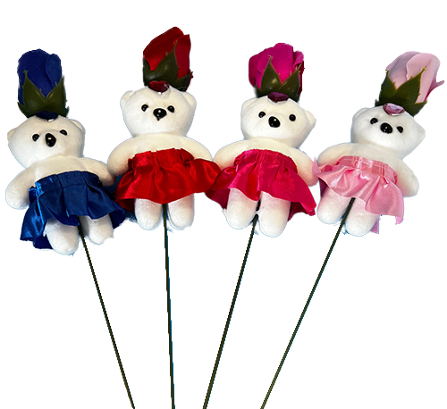 ROSE WITH BEAR