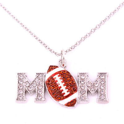 FOOTBALL MOPM NECKLACE