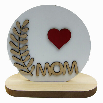 (HEART) MOM - DAD DESK STAND