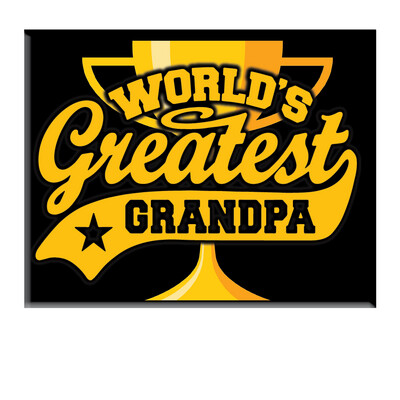 WORLD&#39;S GREATEST GRANDPA MAGNET