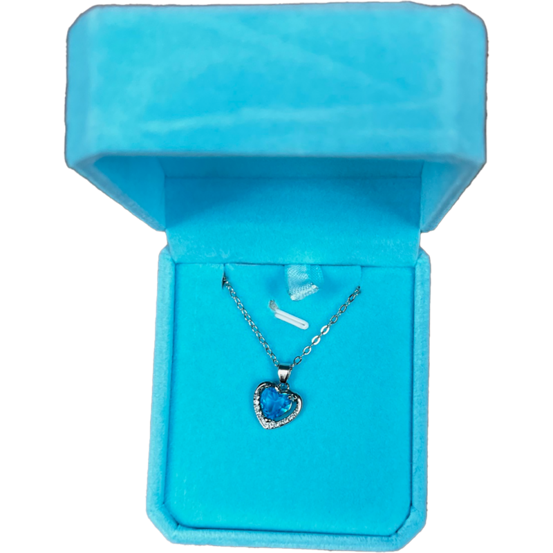 HEARTSTONE NECKLACE IN FANCY BOX