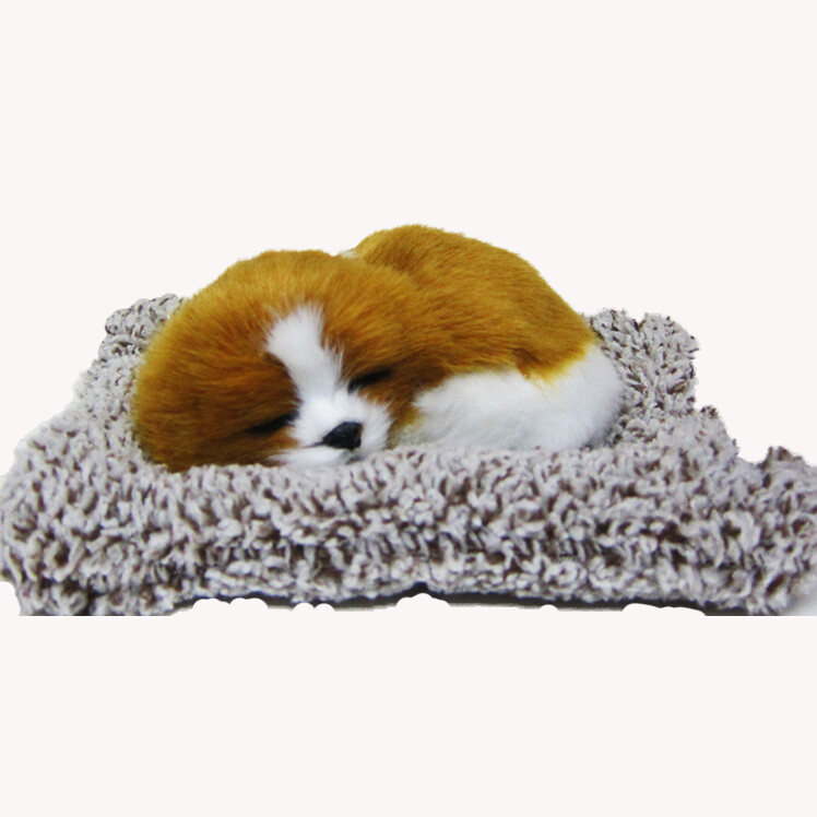 SLEEPING/BARKING DOG ON PILLOW