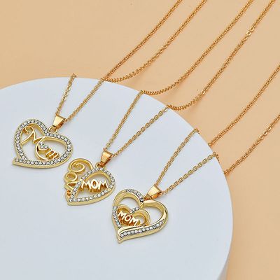 MOM HEART NECKLACEs