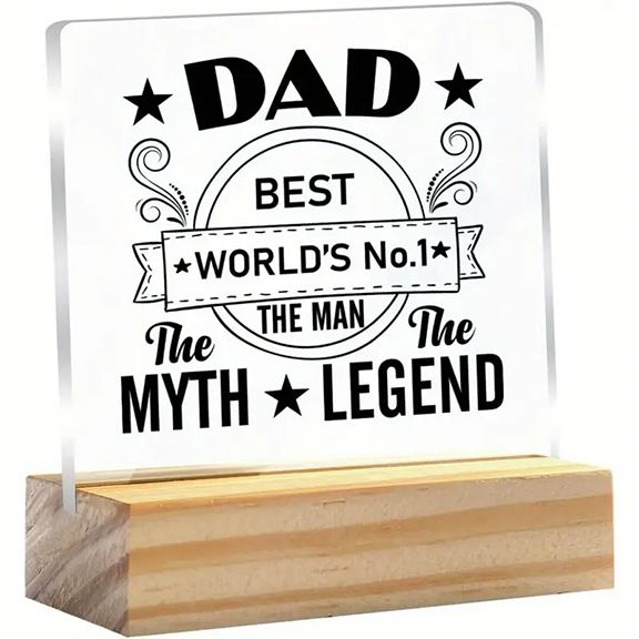 ACRYLIC DAD PLAQUE