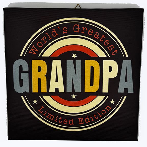 GRANDPA CANVAS FRAME