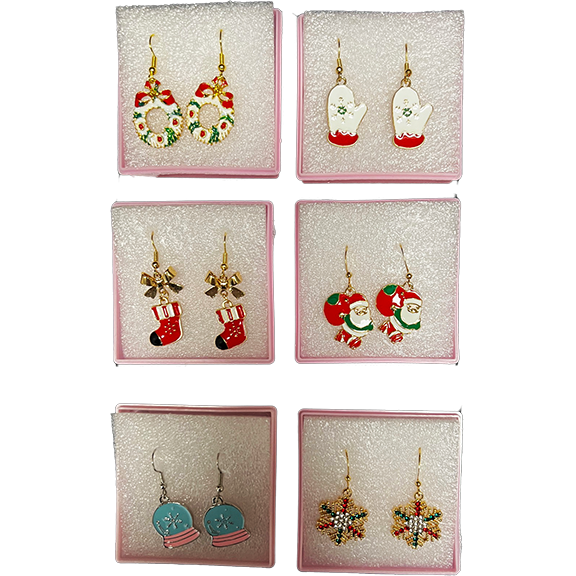 HOLIDAY EARRINGS - WIRE