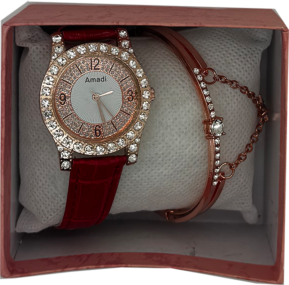 LADIES WATCH AND BRACELET