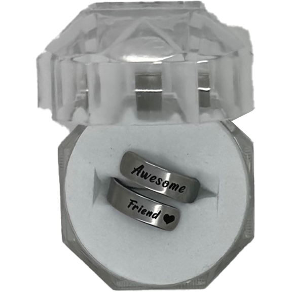 AWESOME FRIEND RING - RING BOX