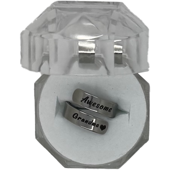 AWESOME GRANDMA RING - RING BOX