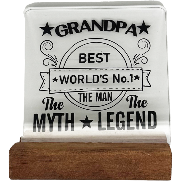 ACRYLIC GRANDPA PLAQUE
