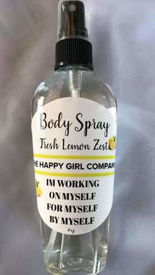Fresh Lemon Zest Body Spray