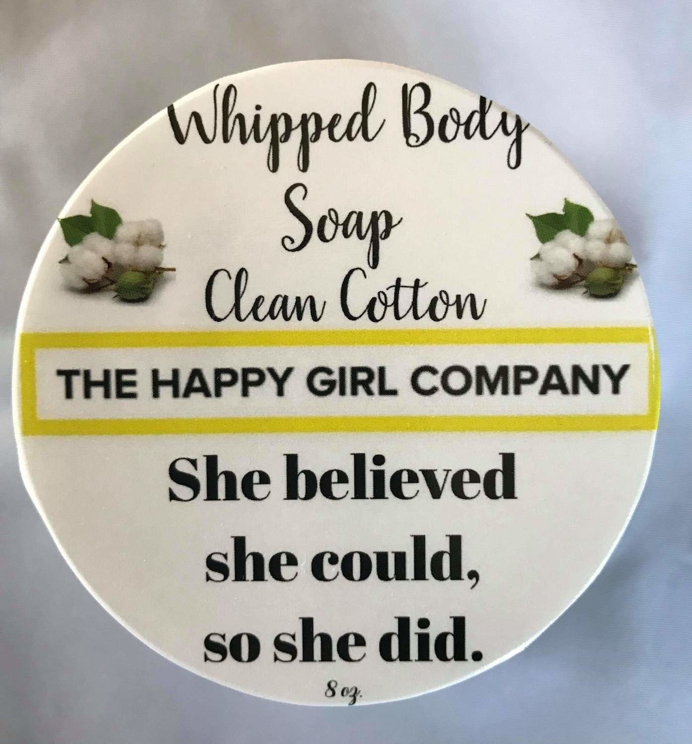 Clean Cotton Whipped Body Soap