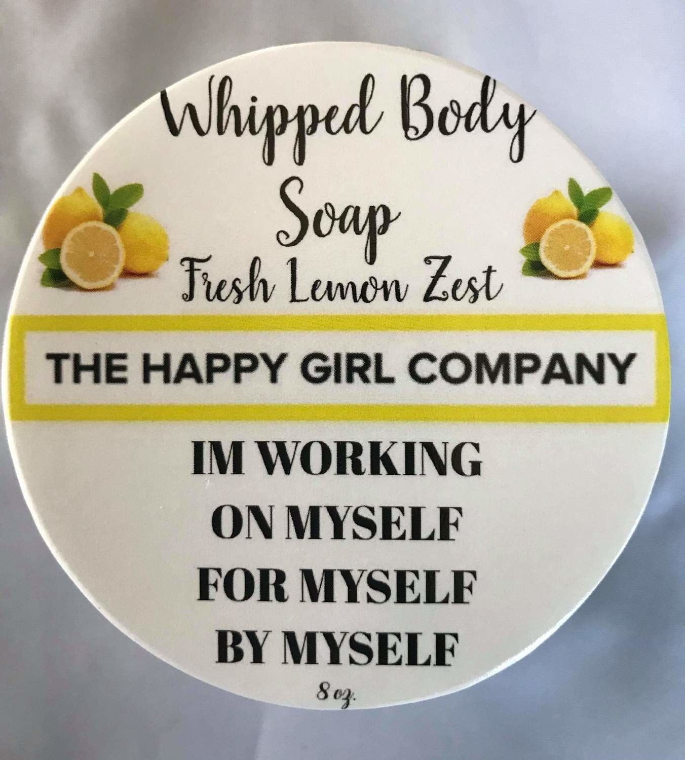 Fresh Lemon Zest Whipped Body Soap