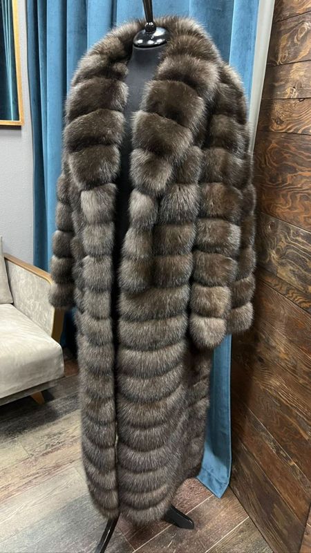 Elegance Redefined: Russian Sable Fur Coat - Unrivaled Luxury for the Modern Woman