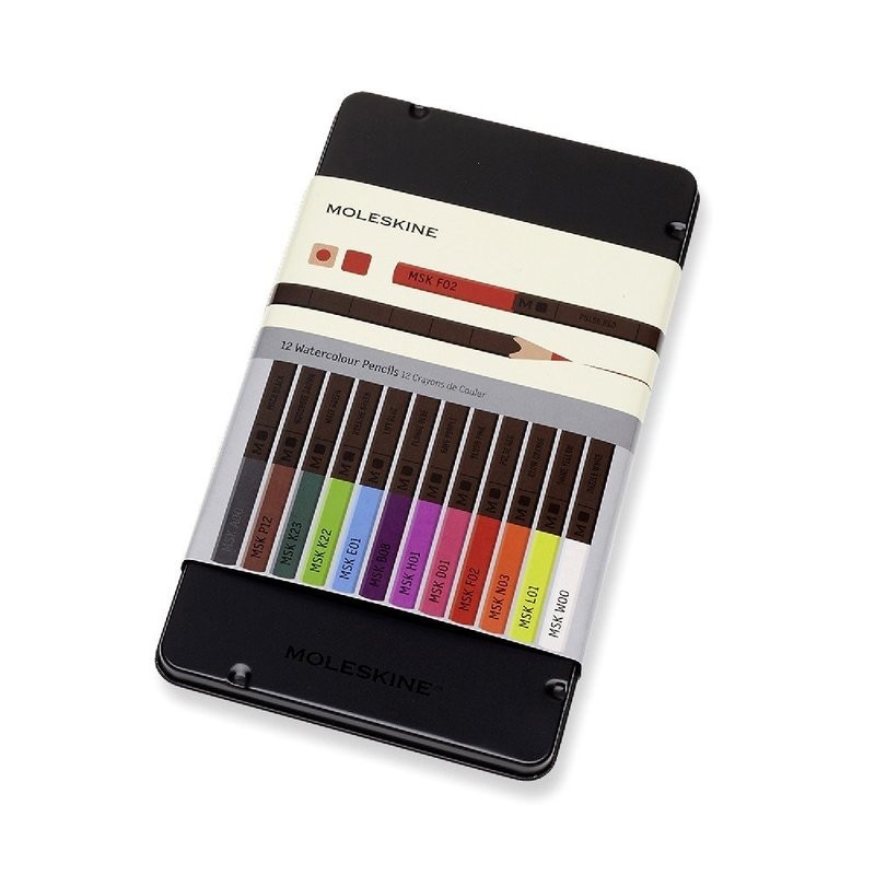 Set 12 matite acquerellabili Moleskine Naturally Smart
