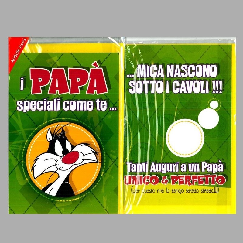 Biglietto “Auguri Papà” Silvestro