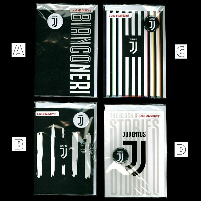 Biglietto Auguri Juventus Ufficiale con magnete