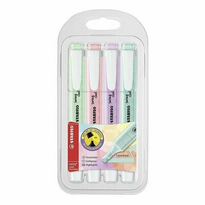 Stabilo Swing Cool Pastel 4 colori