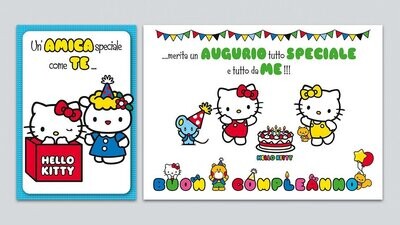 Biglietto Auguri Hello Kitty “Un’amica speciale..”