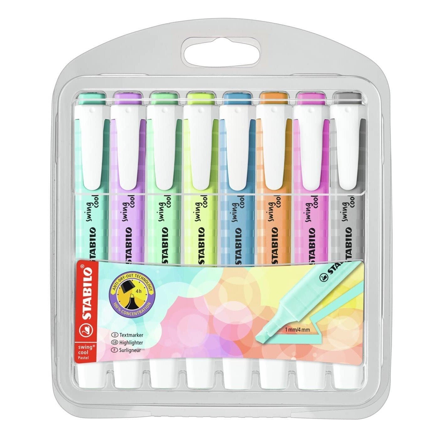 Stabilo Swing Cool Pastel 8 colori