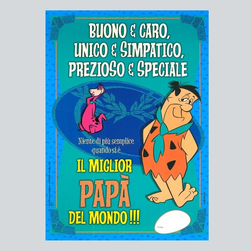 Biglietto Locandina “Auguri Papà“