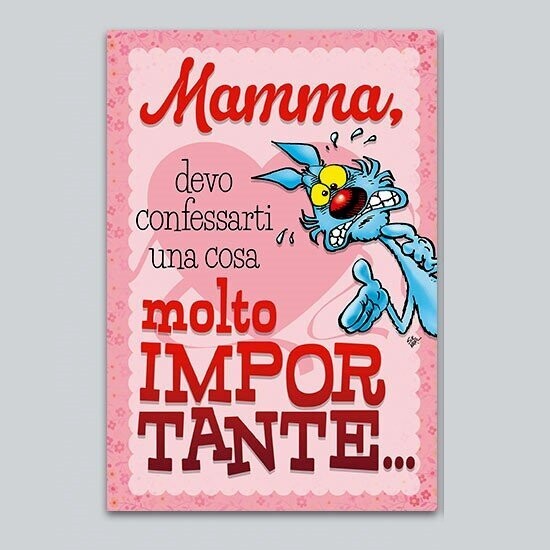 Biglietto Auguri Lupo Alberto “Mamma...”