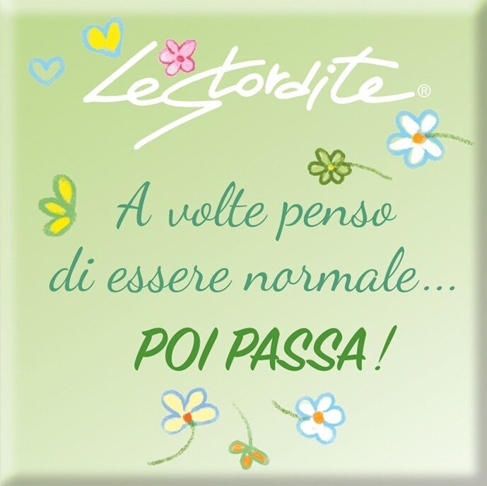 Magnete da frigo Le Stordite “A volte penso...”
