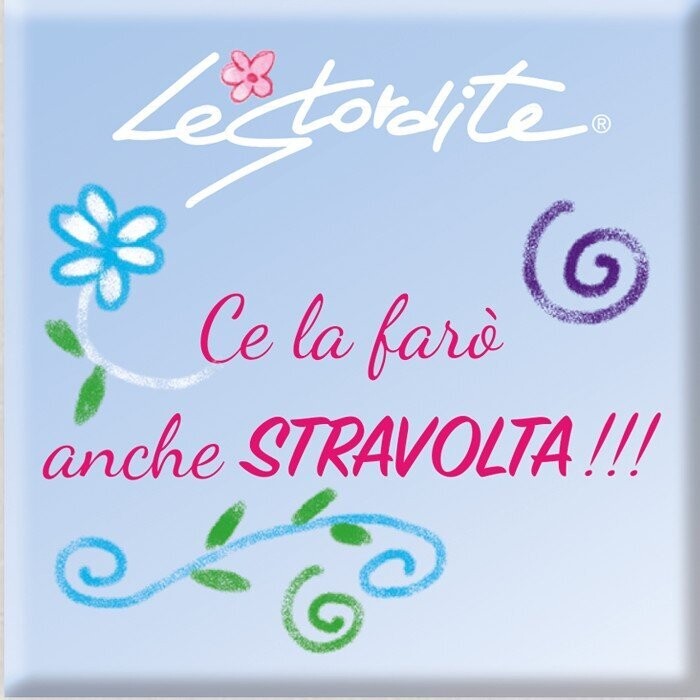 Magnete da frigo Le Stordite “Ce la farò...”