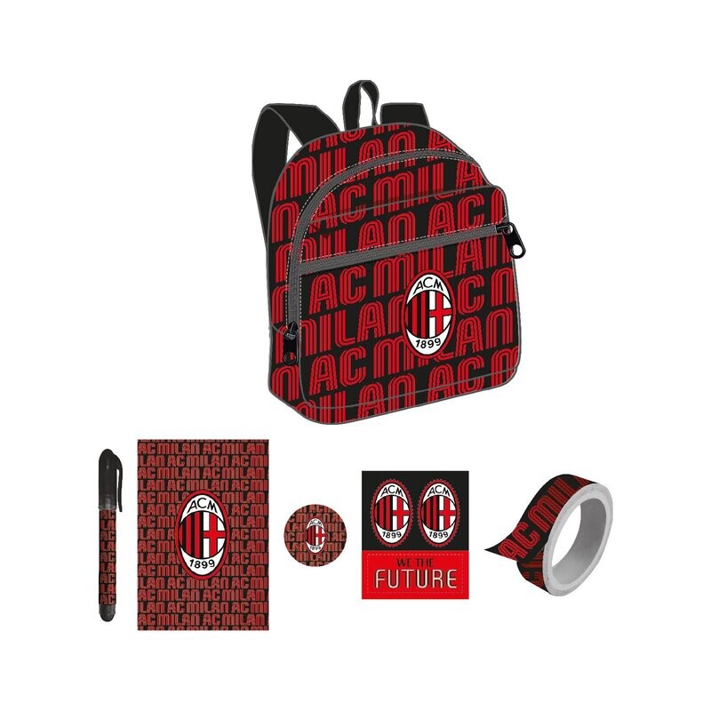 Mini Zainetto portachiavi con accessori Milan