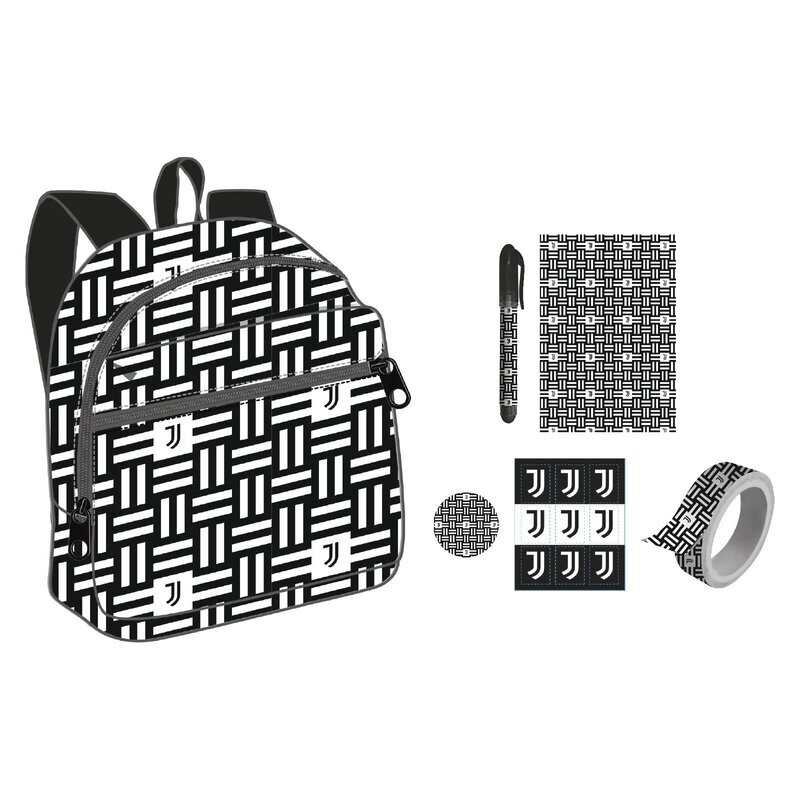 Mini Zainetto portachiavi con accessori Juventus