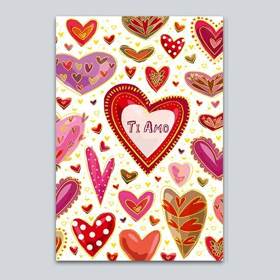 Biglietto Auguri Quire “Ti amo”
