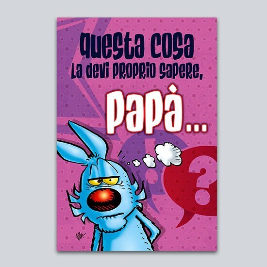 Biglietto Lupo Alberto “questa cosa la devi..”