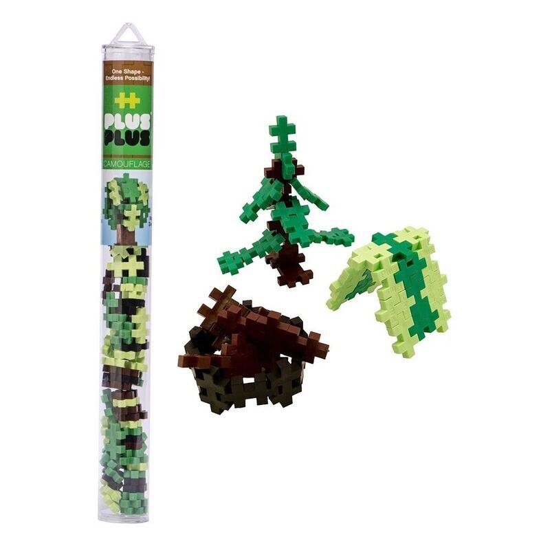Mattoncini Plus-Plus mini camouflage 100 pz