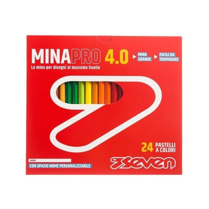 Pastello Seven “MinaPro 4.0” conf. 24 pezzi