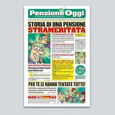 Biglietto Giornale “Pensione”