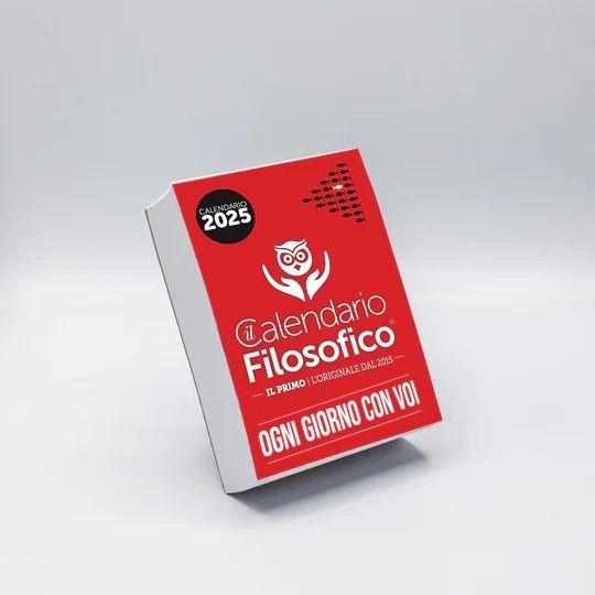 Calendario Filosofico 2025 cm.10x14 con supporto cartone